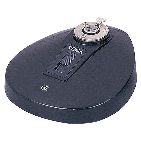 حامل مع مفتاح تشغيل وإيقاف لاستخدام ميكروفون العنق الديناميكي - حامل ميكروفون متوافق مع الكبسولات الديناميكية